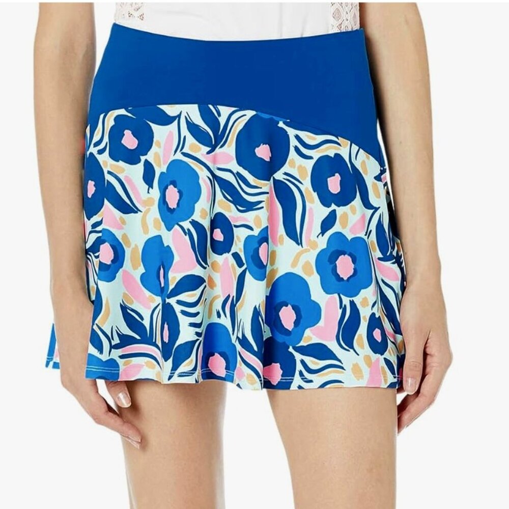 Original Penguin XL Golf Papercut Floral Flounce Skort